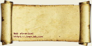 Milana Damjanović vizit kartica